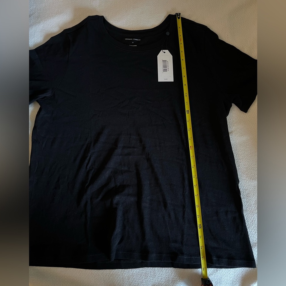 NWT Universal Standard Linen Jersey Black Eco Tee Rex - Picture 4 of 12